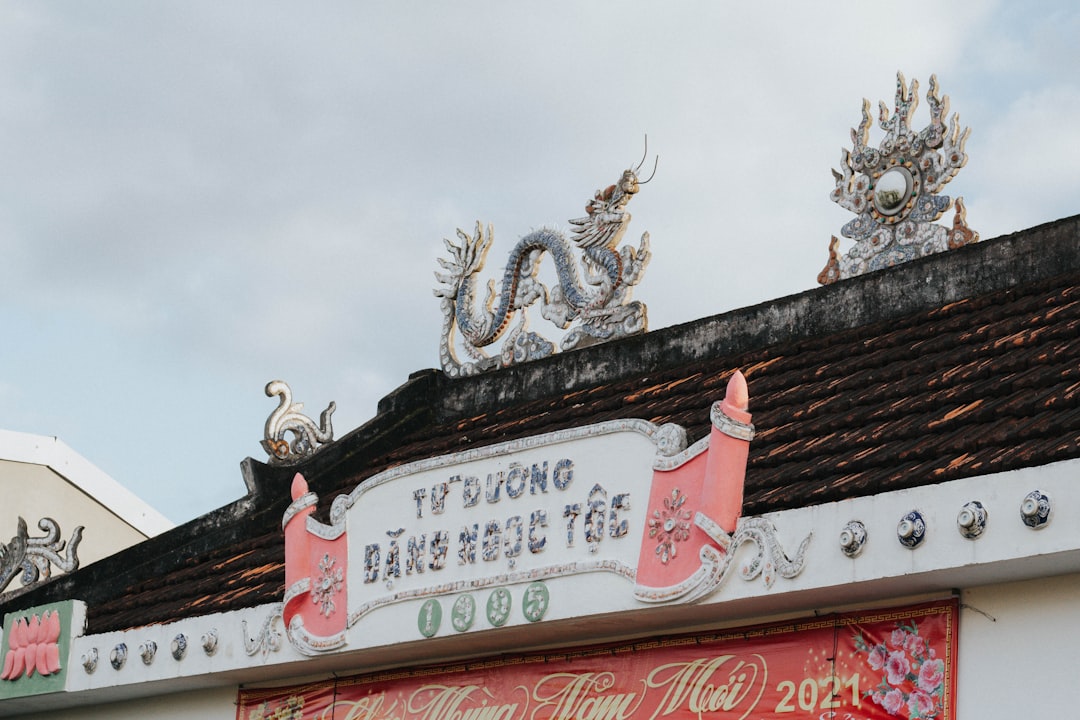red and white concrete building
